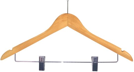 Corby Gruccia con Clip e Pin di Sicurezza Legno Chiaro Burlington