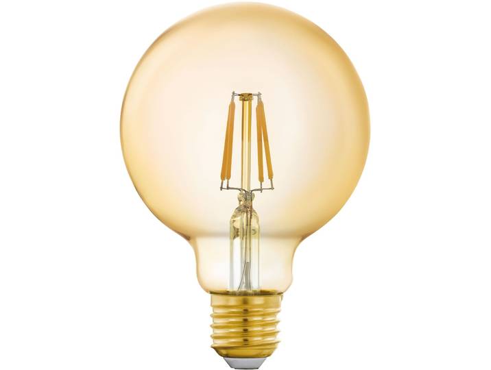 Eglo Leuchtmittel LEDE27 Glas E27 4.9 W - Farbe: amber - LED - Lichtfarbe: Extra warmweiss- LED Leuchtmittel