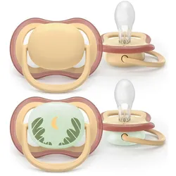 Philips Avent, Nuggi, Pacifier SCF087/09 ultra air für Tag und Nacht (2x, 0 - 6 Monate)