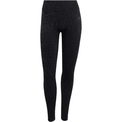 Adidas, Damen, Tights, Workout Essentials Knit Snake (S), Schwarz