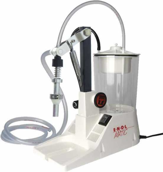 Tenco Enolmatic Vino Inox - Elektro Abfüller für Wein mit Abfülldüse aus Edelstahl