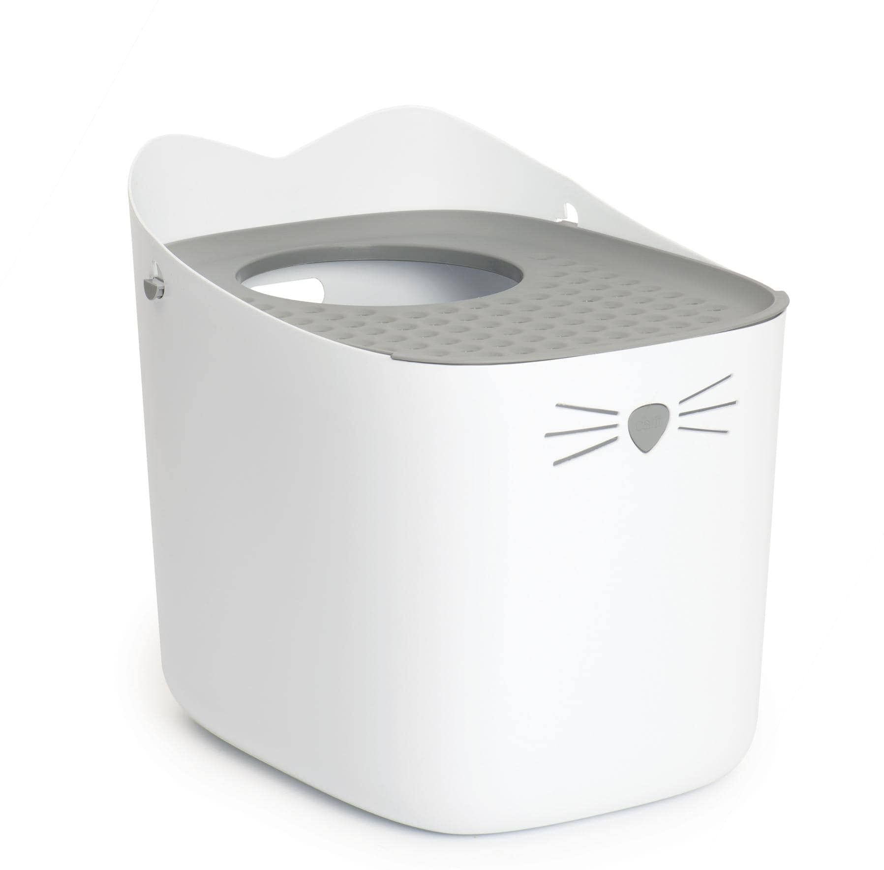 Katzentoilette CATIT "Pixi Box", grau (weiß), B:41cm H:47,6cm L:52,4cm, Tiertoiletten, Katzentoilette weiß B/H/L: 41cm x 47,6cm x 52,4cm