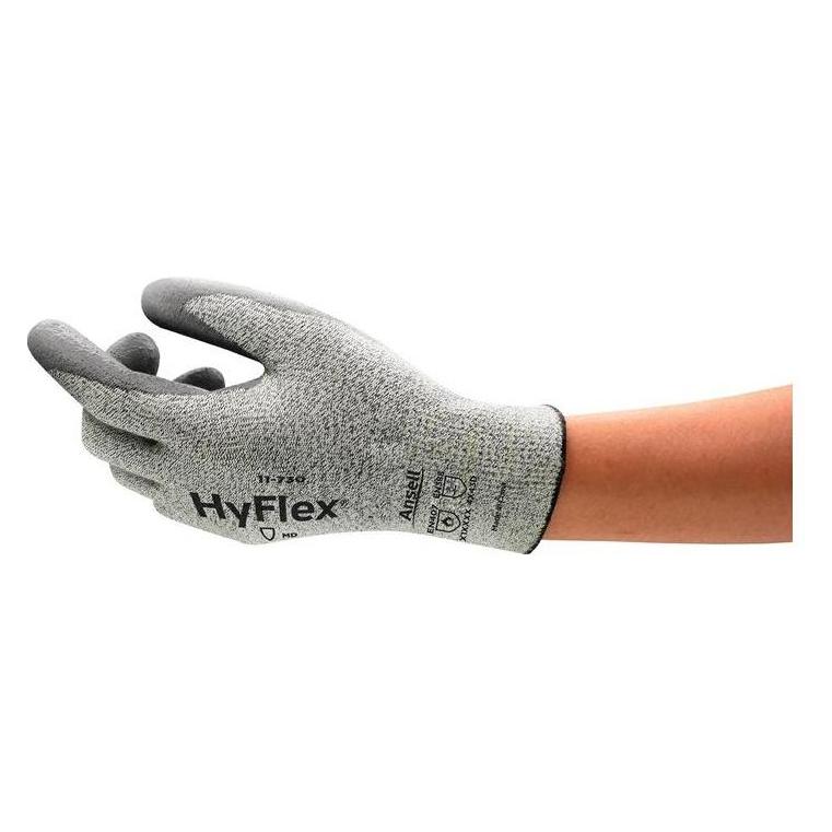 Ansell Schnittschutzhandschuhe HyFlex 11-730 Grösse 9 grau EN 388 PSA-Kategorie II (9) (11-730-9)