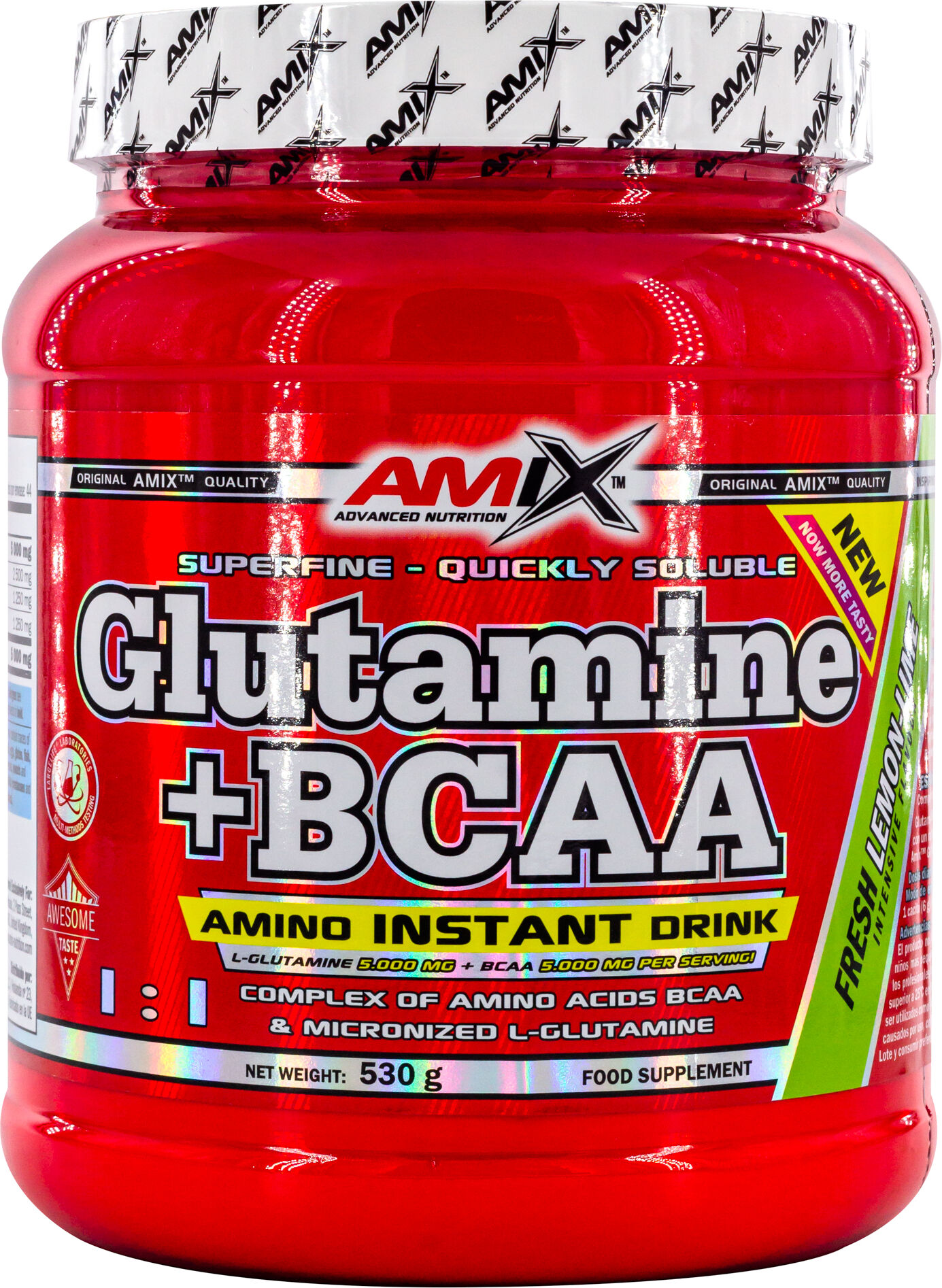Amix Glutamine+BCAA 530 gr Lemon lime