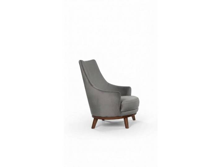 JVmoebel Sessel Beiger Textilsessel mit Holzuntergestell und eleganten Füßen (Sessel), Made in Europa