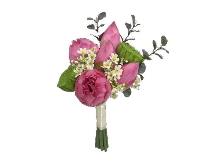 Nouveau bouquet de fleurs de lotus artificielles chinoises pour studio photo, photographie de mariage, décoration de salon, fleur artificielle