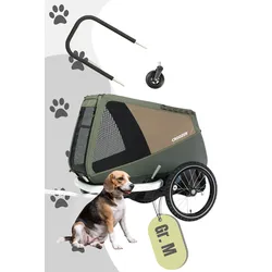 Dog Enna Go Bundle (inkl. Buggyset), Farbe: Moss Green