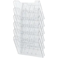 EXACOMPTA Prospekthalter »Presentation« 6 Fächer quer transparent, 32.7x52.3x2.6 cm