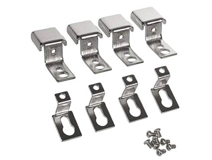 Maclean MCE546 Z-Beugel Montageset voor LED Paneel Montageset Plafondmontage Installatie Kit Bevestigingsmateriaal (Z-Beugel Montageset