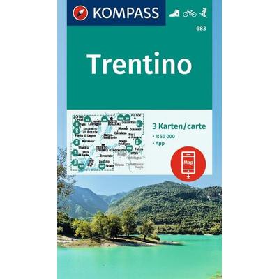 KOMPASS Wanderkarten-Set 683 Trentino (3 Karten) 1:50.000, Sonstige von , KOMPASS Freytag & Berndt, 978-3-99154-069-4