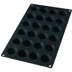 Lekue Backform mini Halbkugeln schwarz Silikon