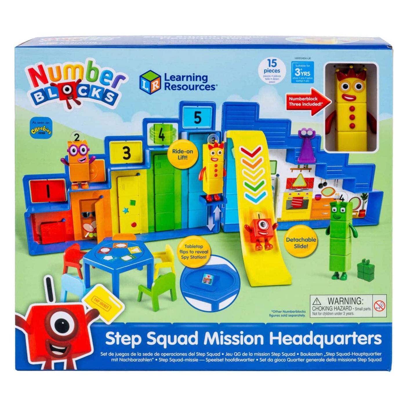 Learning Resources - Numberblocks Step Squad Mission Headquarters (HM95404-SCA) (Deutsch, Englisch, Französisch, Italienisch, Spanisch) (HM95404-SCA)