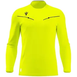 Macron, Herren, Sportshirt, Schiedsrichtertrikot Ponnet 24 Langarm (S), Gelb