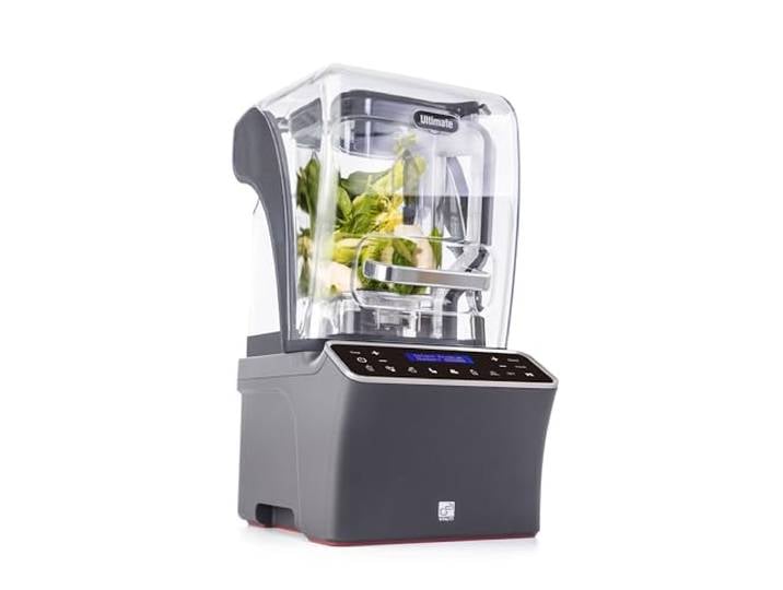 Blender G21 Ultimate, graphitschwarz, Leistung von 1.500 W, 28.000 U/min, Behälter von 1,2 l, Touch Display, voreingestellte Mixprogramme, Deckel