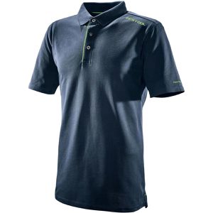 Festool Arbeitsshirt Poloshirt Herren, 203997, Poloshirt, Polokragen, blau, Größe M