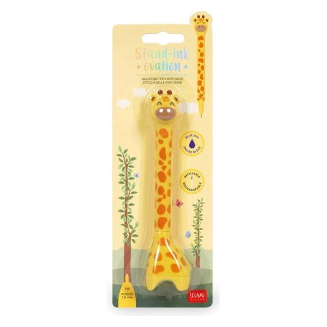 Legami Kugelschreiber mit Standfuss - Giraffe (1x) (STG0003)