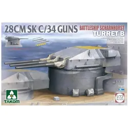 Takom BATTLESHIP SCHARNHORST Tur. B 28CMSK C/34GUNS