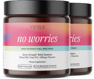 Vena CBD No Worries CBD THC Gummies