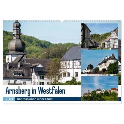Arnsberg in Westfalen (Wandkalender 2026 DIN A2 quer), CALVENDO Monatskalender