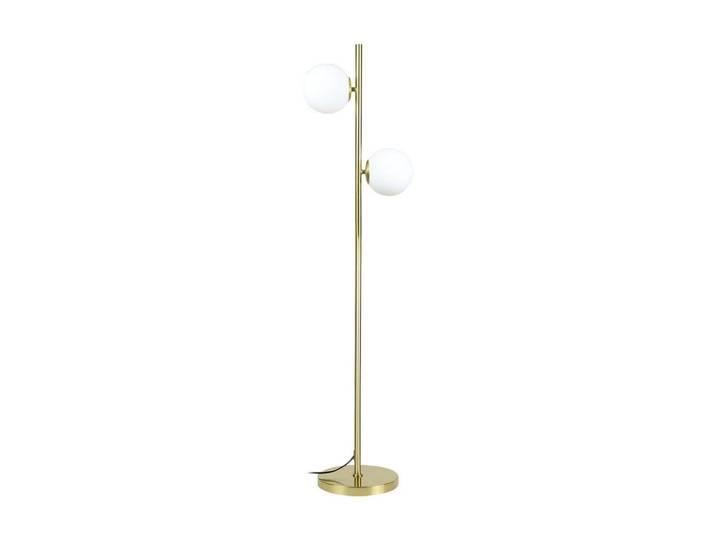 Nettlife Stehleuchte Essen 22/15/166 cm, Goldfarben, Metall, E27, 20x150x25 cm, Lampen & Leuchten, Innenbeleuchtung, Stehlampen
