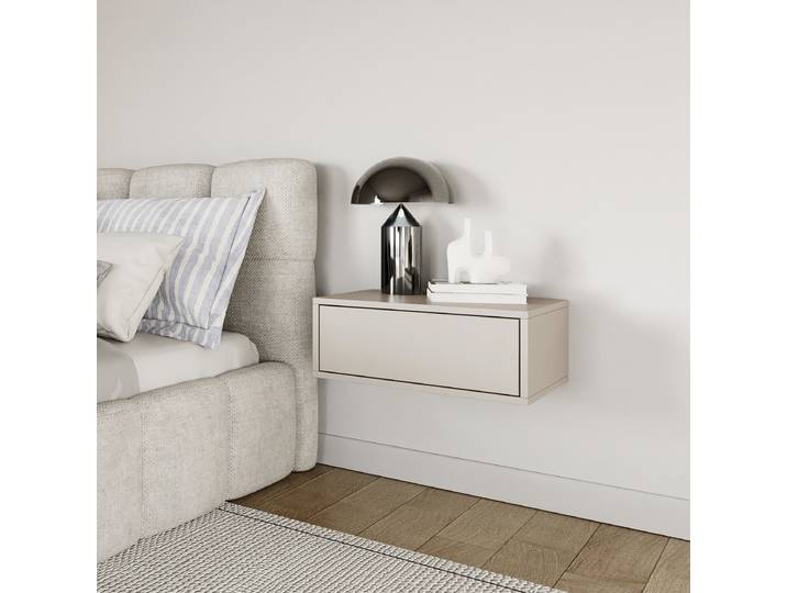 Hänge-Nachtkommode Framme 20cm Beige/Kaschmir