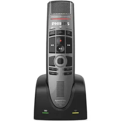 Philips SpeechMike Premium Air SMP4000, Diktiergerät, Weiss, Schwarz, Grau, Silber