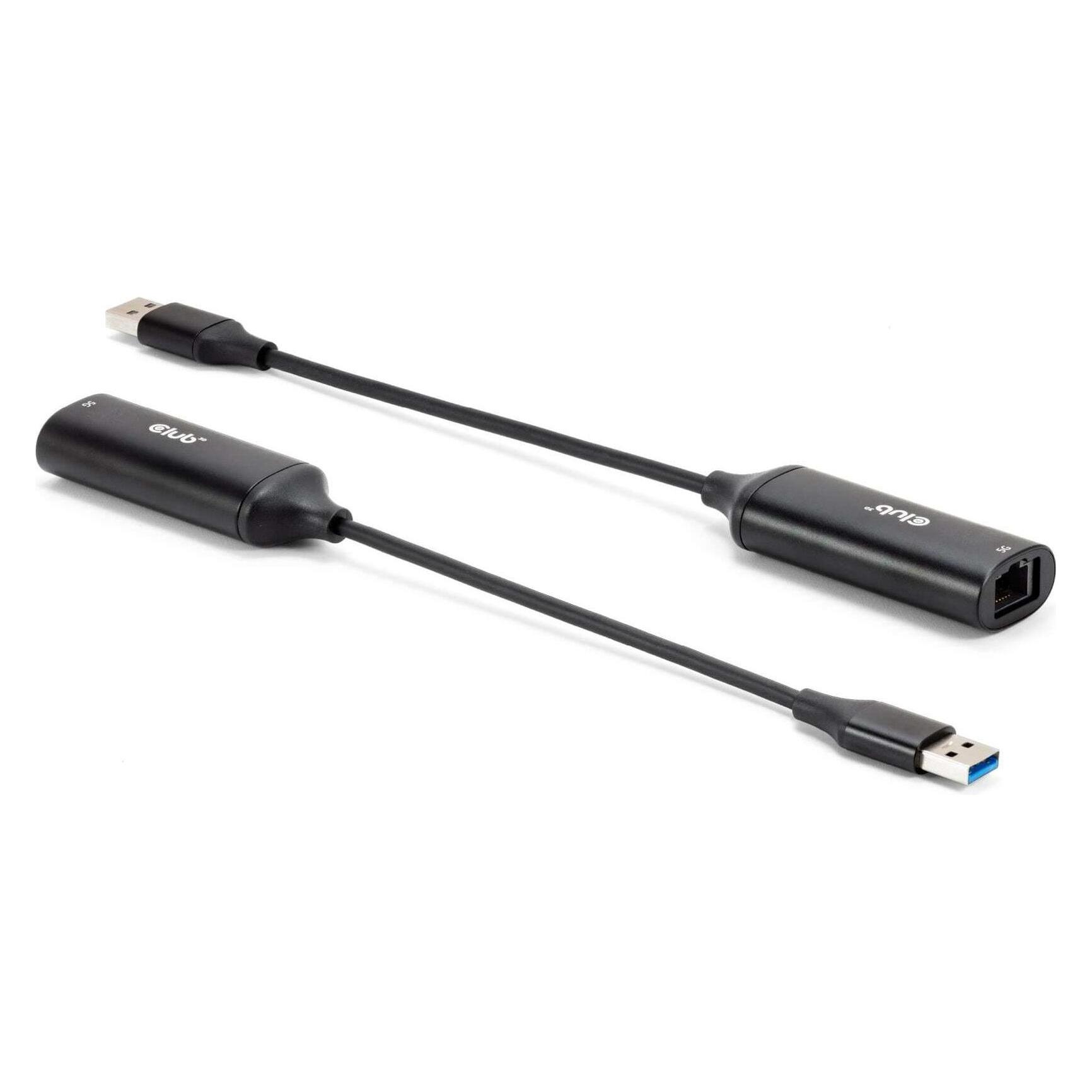 Club 3D USB-A to RJ45 5Gbps Ethernet adapter (RJ45, USB-C 3.2 Gen 1, RJ45 (1x)) (CAC-1421)