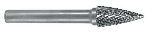Exact 72381 Frässtift Hartmetall Spitzbogen Länge 38mm Schaftdurchmesser 3mm