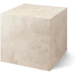 Mater Cube Beistelltisch, wood waste grey