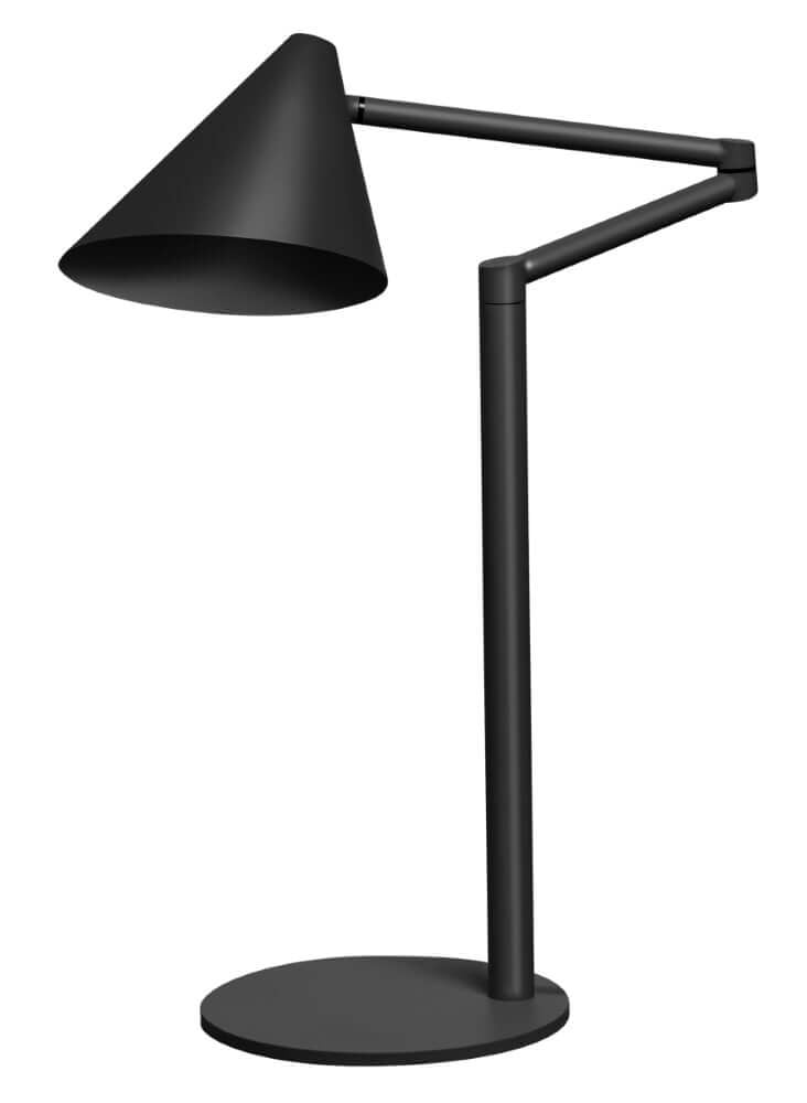 ETH Marvis Design Tafellamp Zwart Metalen Kegelvorm