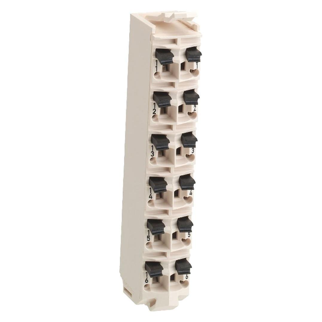 Schneider Electric White 12 Pin Terminal Block 24 Vdc (TM5ACTB12)