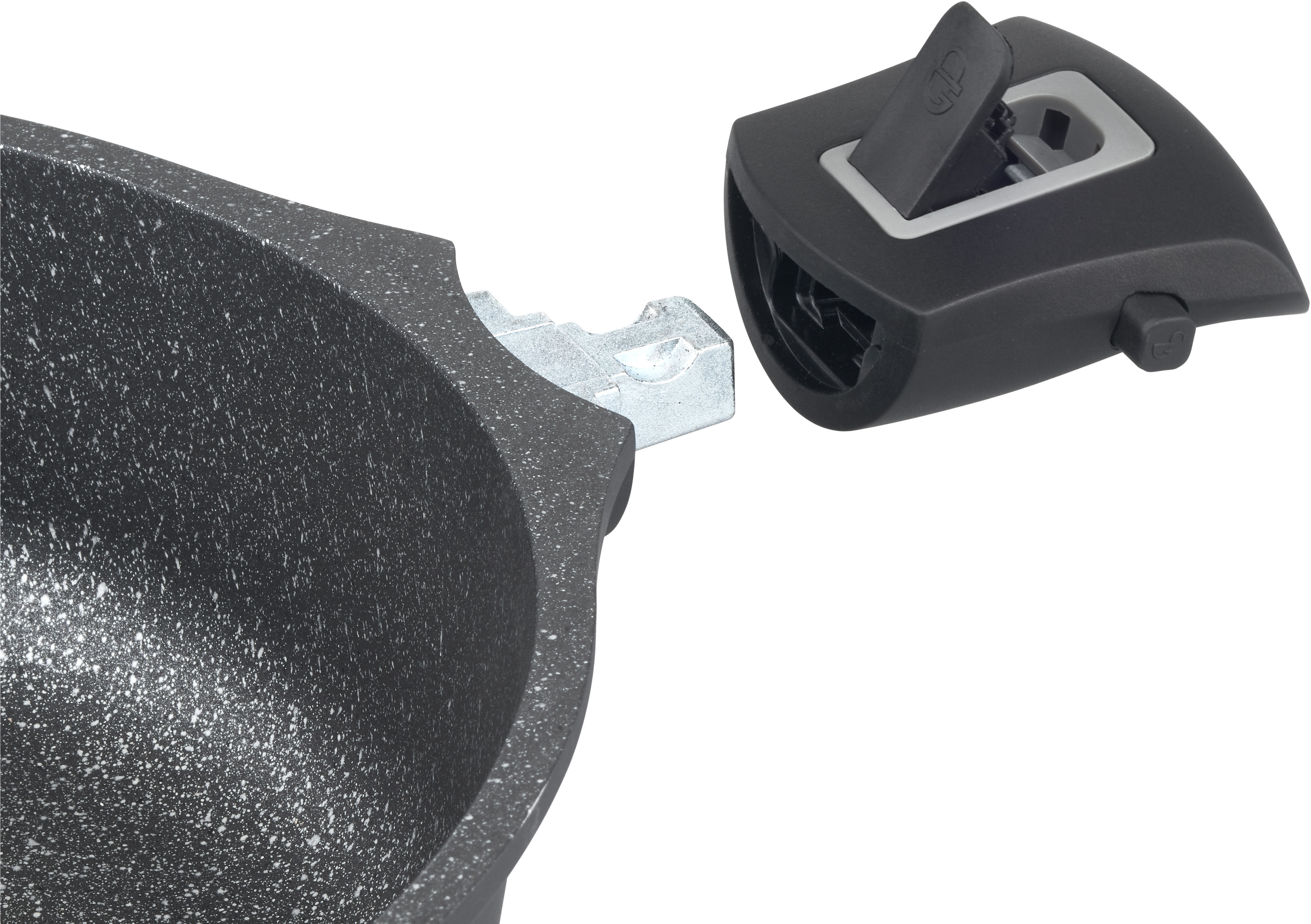 Topf-Set GSW "Easy Click", schwarz, Töpfe, Topf-Set, Induktion
