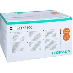 Omnican 100 1 ml Insulin U-100 0,30x12 mm einzelver