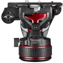 Manfrotto 608 & Alu Fast Twin MS (Metall), Stativ, Schwarz