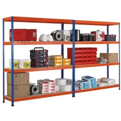 SCHULTE Lagertechnik Weitspannregal »Z1 198,1 cm Höhe« 214,6/62,1 cm, 214.6x198.1x62.1 cm
