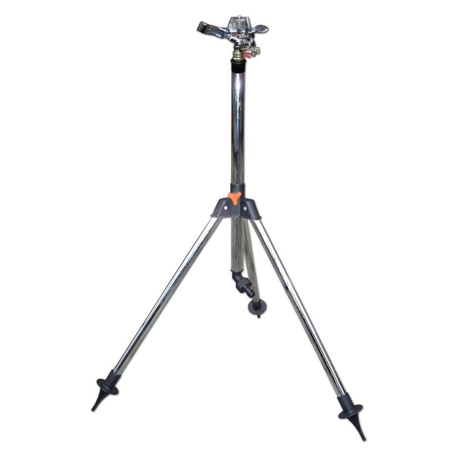 Bradas Teleskop-Stativ Gartensprenger Sprinkler, Messing, Rasensprenger Kreisregner Sprenger (Kreisregner) (CH-2302/90)