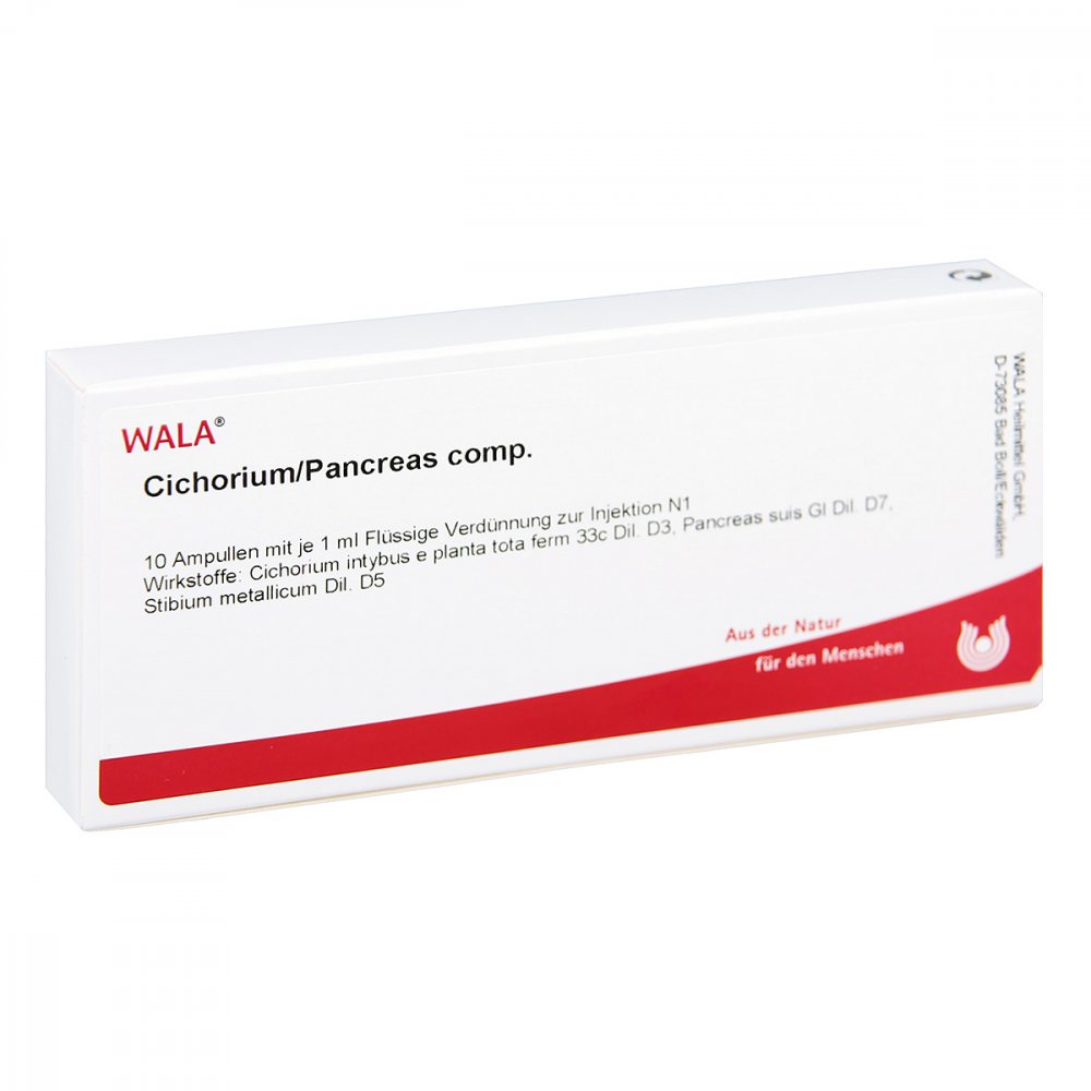 WALA Heilmittel GmbH Cichorium Pancreas Comp. Ampullen 01751240