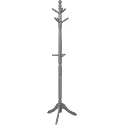 COSTWAY 175 cm Garderobenständer mit 9 Haken, freistehend, höhenverstellbar, baumförmig