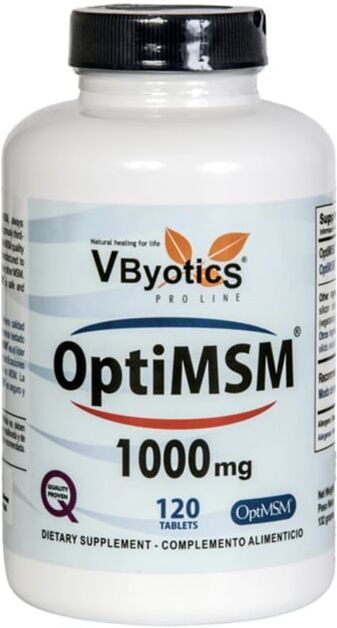 Vbyotics OptiMSM 1000 mg 120 Tabs