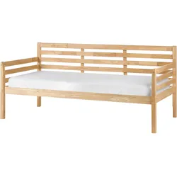 TAGESBETT Holz 90/200 cm Naturfarben Theza
