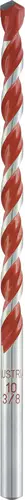 Alpen MultiCut 72900700100 Hartmetall Mehrzweckbohrer 7mm Gesamtlänge 200mm Zylinderschaft 1St.