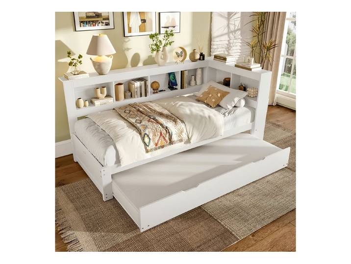 REDOM Schlafsofa mit integrierten USB-Anschlüssen, Kinderbett Funktionsbett, ohne Matratze