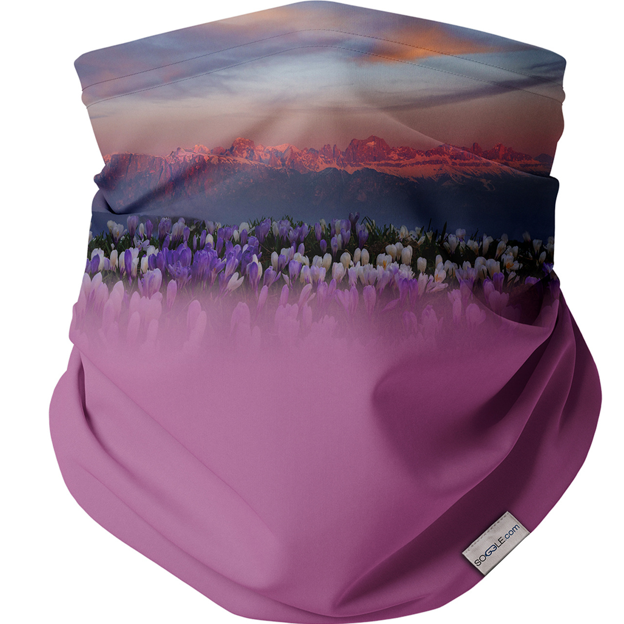 Soggle neckwarmer flowerbed
