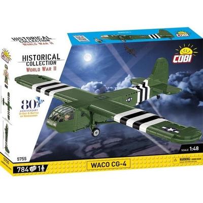 COBI Historical Collection 5755 - Waco CG-4, Segelflugzeug, WWII, 1:48 Bausatz, 784 Klemmbausteine/1 Figur