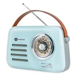 Connect IT Hyperbass RetroBEAT FM rádio a bezdrátový reproduktor TYRKYSOVÝ (FM, Bluetooth) (HSP-3010-TR)