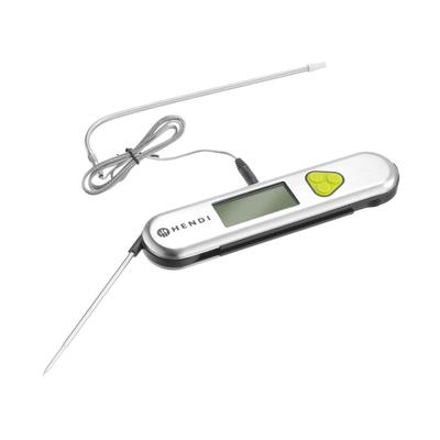Thermometer, klappbar und mit Infrarot, HENDI, Silber, 175x40x(H)22mm
