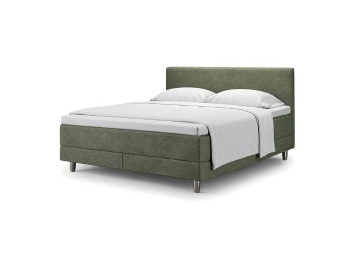 neo Boxspringbett mit Matratze & Kaltschaum-Topper – enjoy Breite in cm 80, Länge in cm 200, Farbe Olive