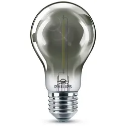 PHILIPS E27 LED Classic Smoky Lampe 2.3W wie 15W 1800K extra warmweißes behagliches Licht