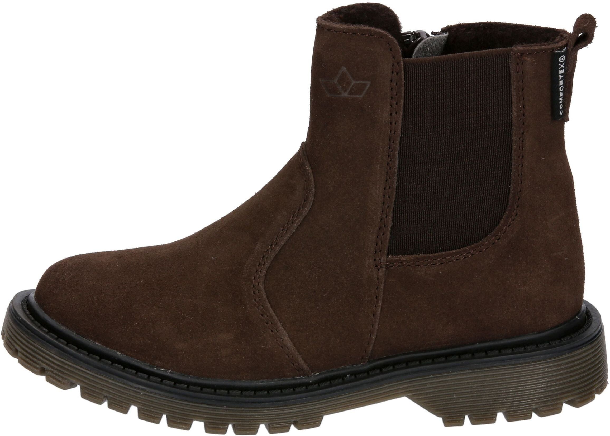 Winterstiefel LICO "Boots Sumati", Mädchen, Gr. 35, wärmend, braun, Veloursleder, Schuhe Winterstiefel braun 35, wärmend