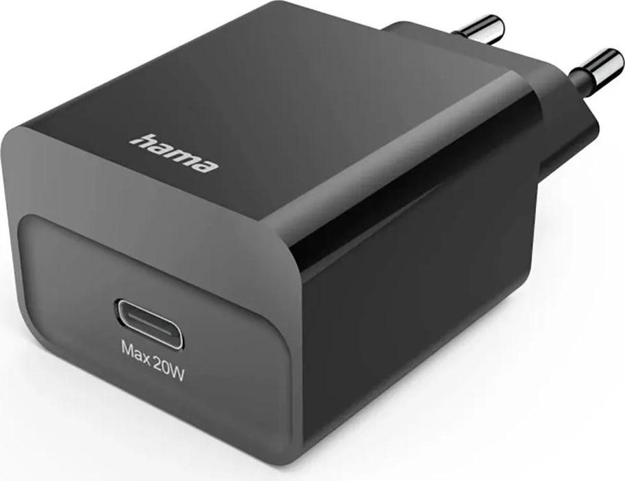 Hama Ladeadapter 00201959, zwart, 20 Watt